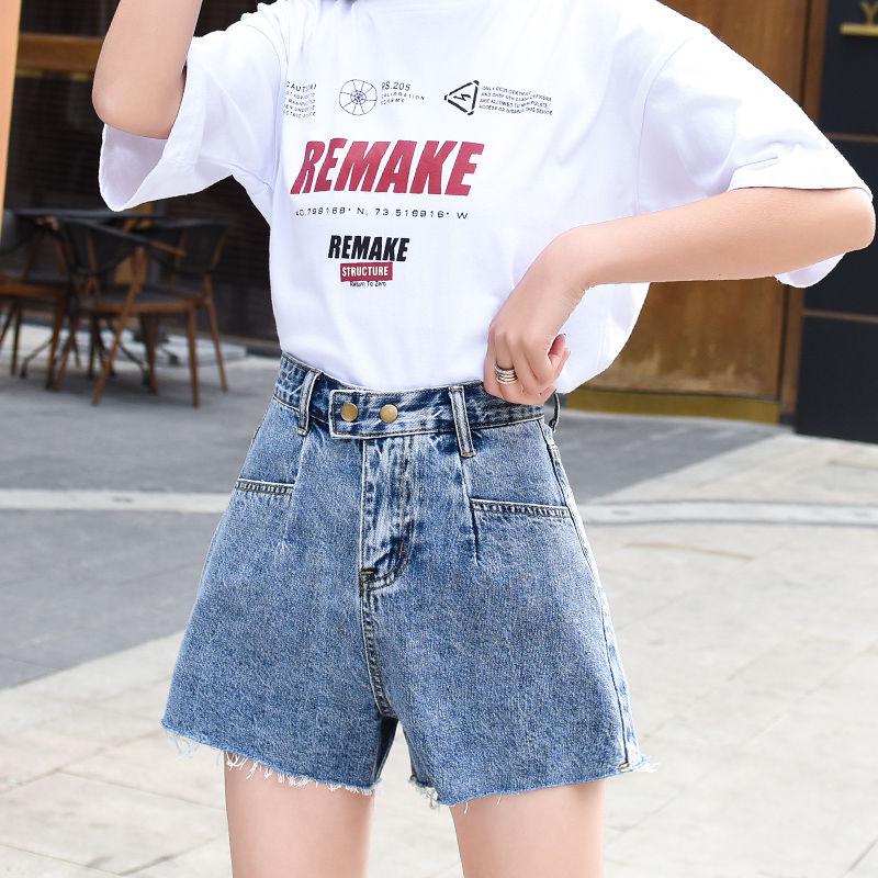 Buy WTEMPO Denim Shorts Women's High 
