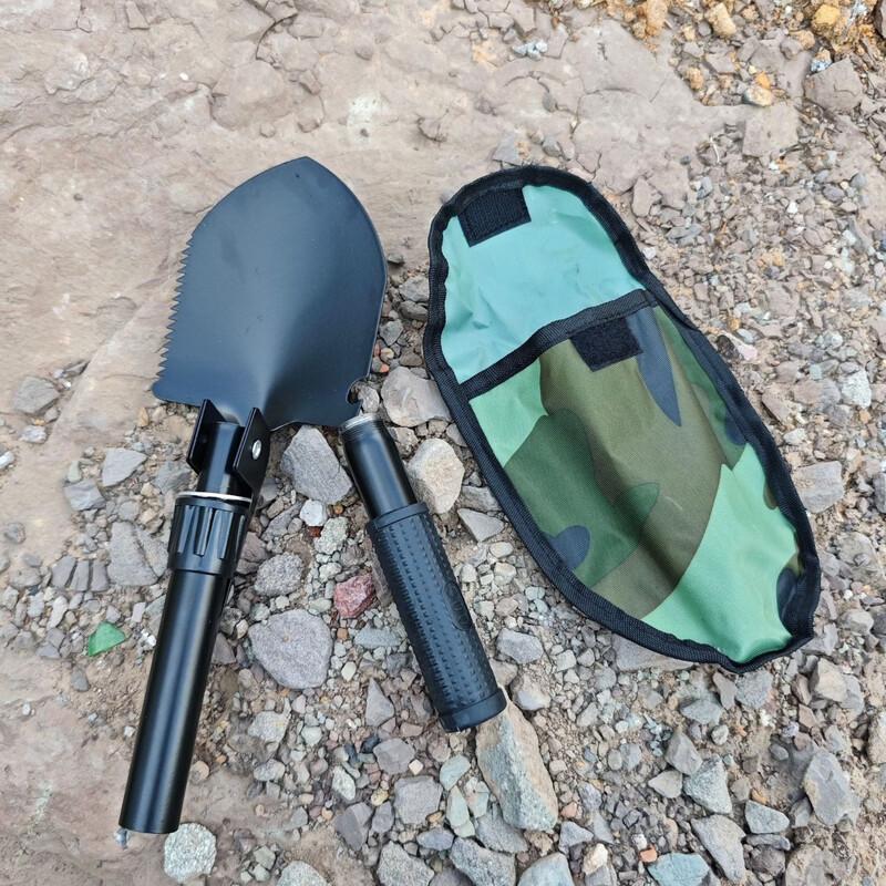 MengPao Outdoor Folding Shovel Multi-Tool with Compass