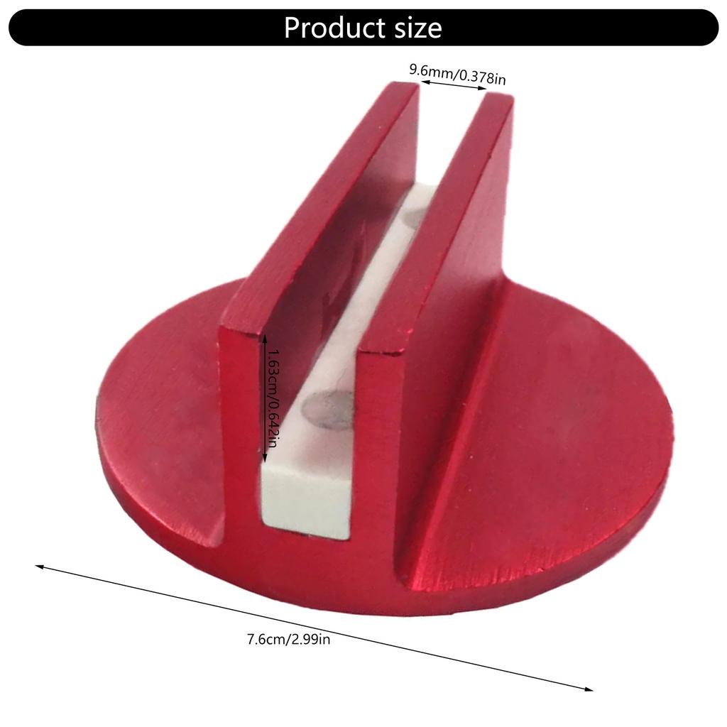 Universal Aluminum Jacks Pad Magnetic Puck for Vehicles Efficient Car Lifting with Slotted Grooved Frame Adapter 0.4inch