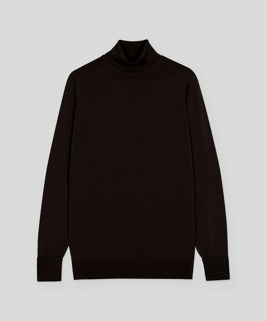 Jonseumedeulli Cherwell Merino Wool Roll Neck Knit Classic 10 Colors (B Type)