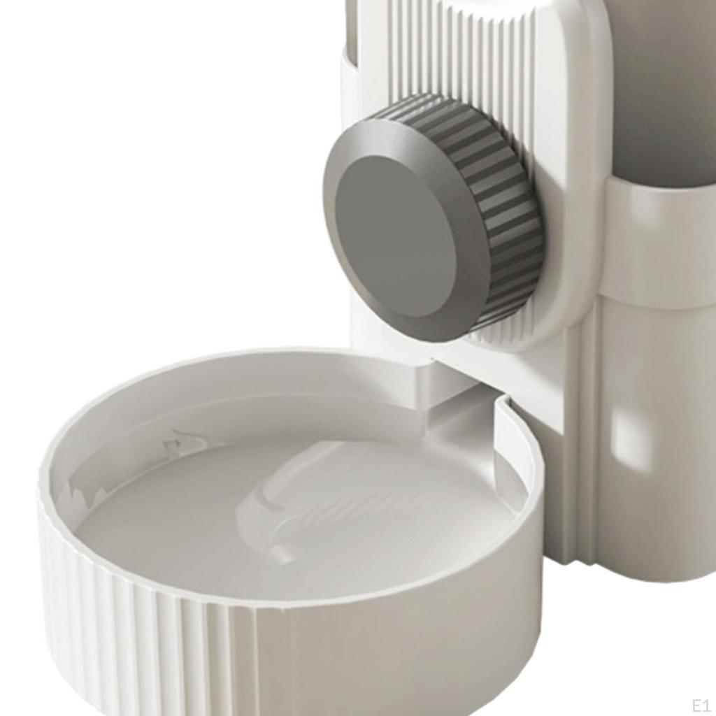 Automatic Hanging Water Dispenser Dog Drinking 1000ml Dripless Bottle for ,