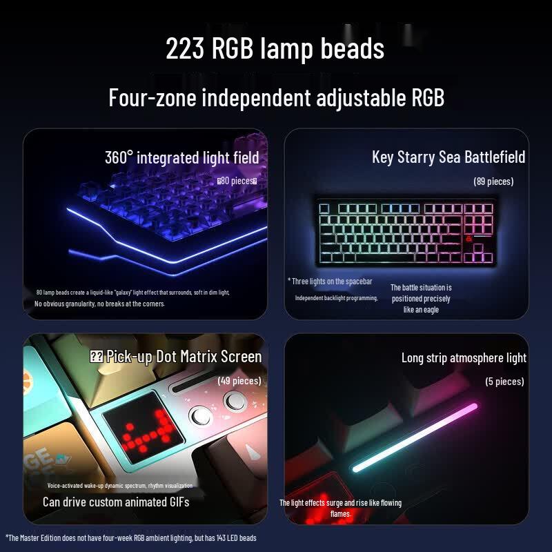 AULA F87ProV2 Triple-Mode Hot-Swappable Mechanical Keyboard