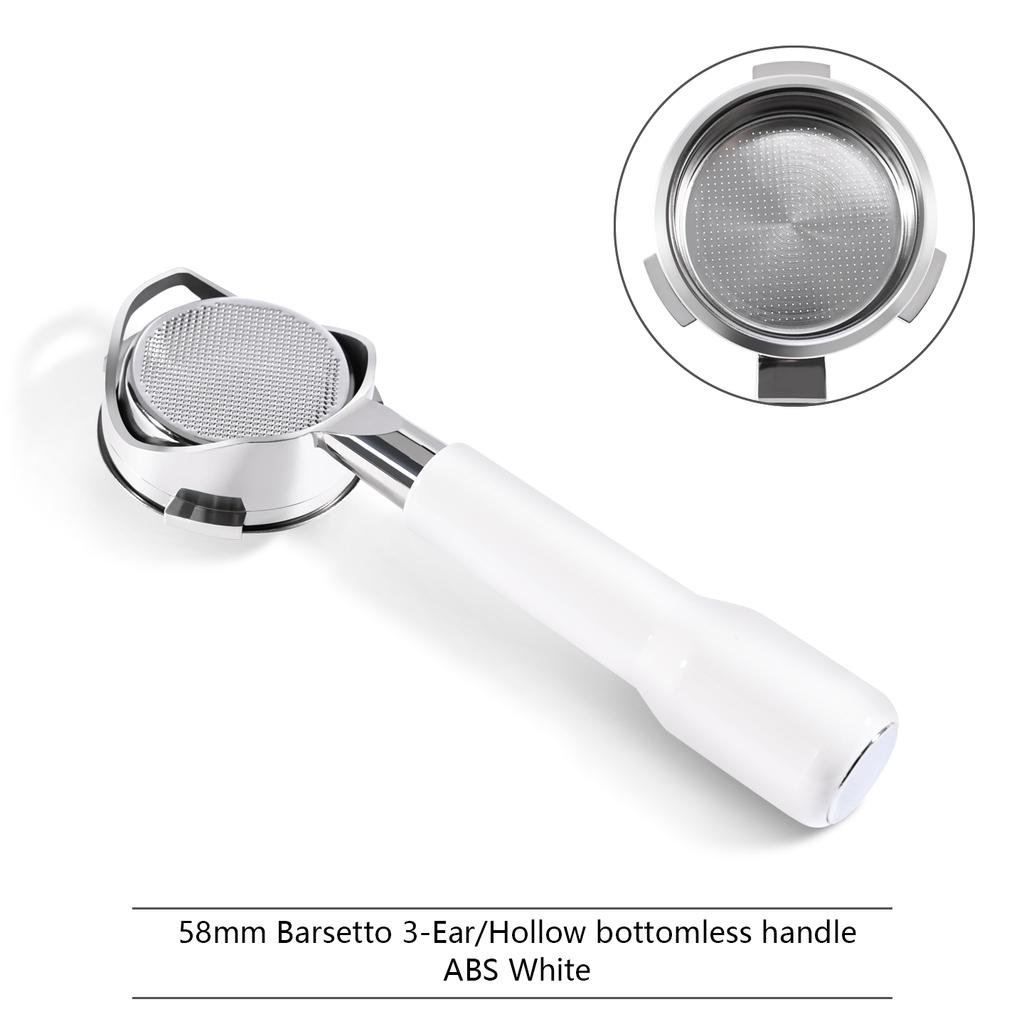 58mm 3Ear For Hibrew H7 H7a H10a Espresso Bottomless Portafilter Breville Barista Max/Signature Hollow Naked Coffee Handle Tool