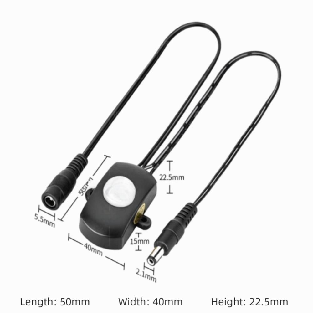 4A Infrared Automatic Switch Detector Black PIR Motion Sensor Switch Cabinet Lights