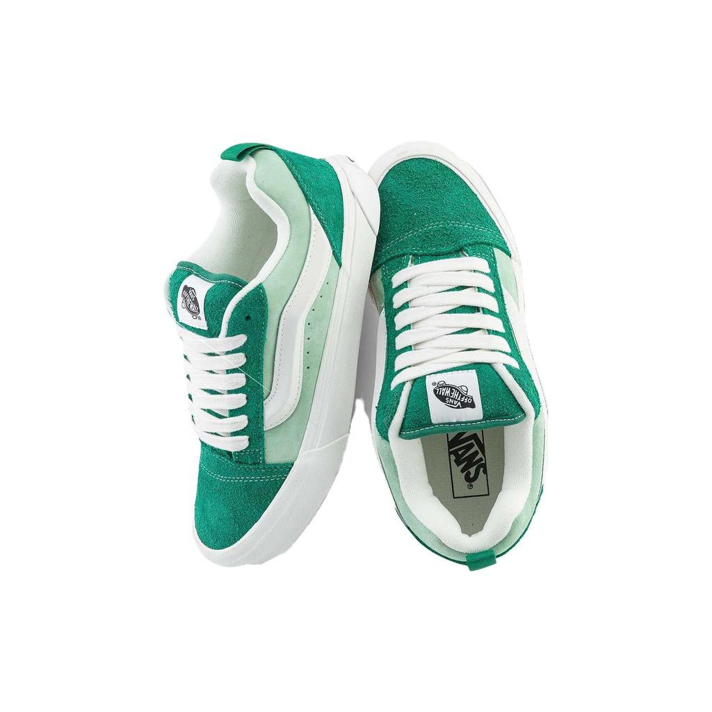 Vans Knu Skool Low Top Skate Shoes Unisex Sneakers Green White VN0009QCGRN