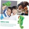  Moving Mouth Hand Puppet, Lizard Plush Hand Puppet Toy for Boys Girls, Early Learning Finger Puppet for Storytelling
