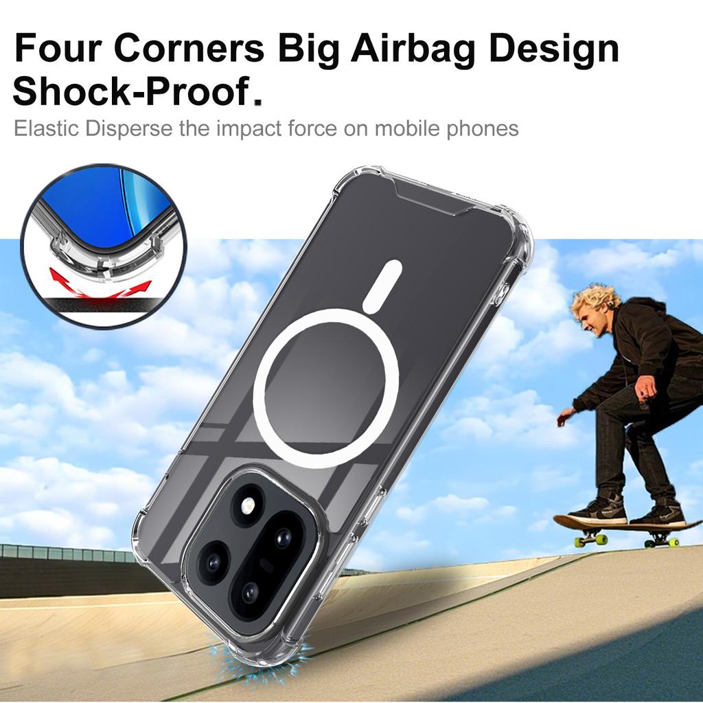 Für OnePlus 15 5G Handyhülle IMAK Stoßfest Weich Space Magnetische Hülle