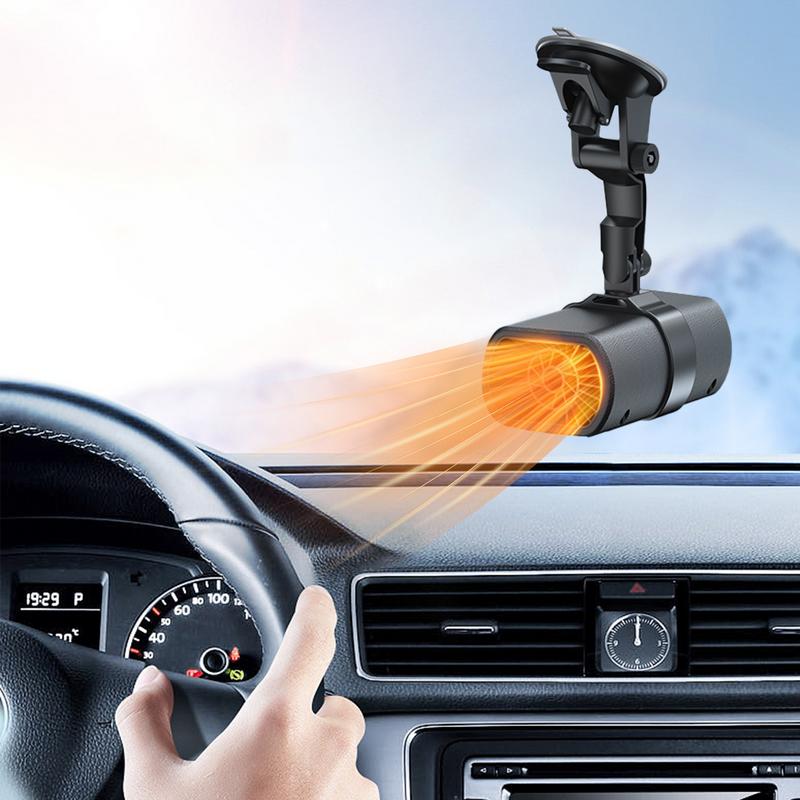 Winter 12V 220W Car Heater Fans 2 IN1 Electric Heater Windshield Defroster Defogging Demister Anti-Fog Prestart Preheater