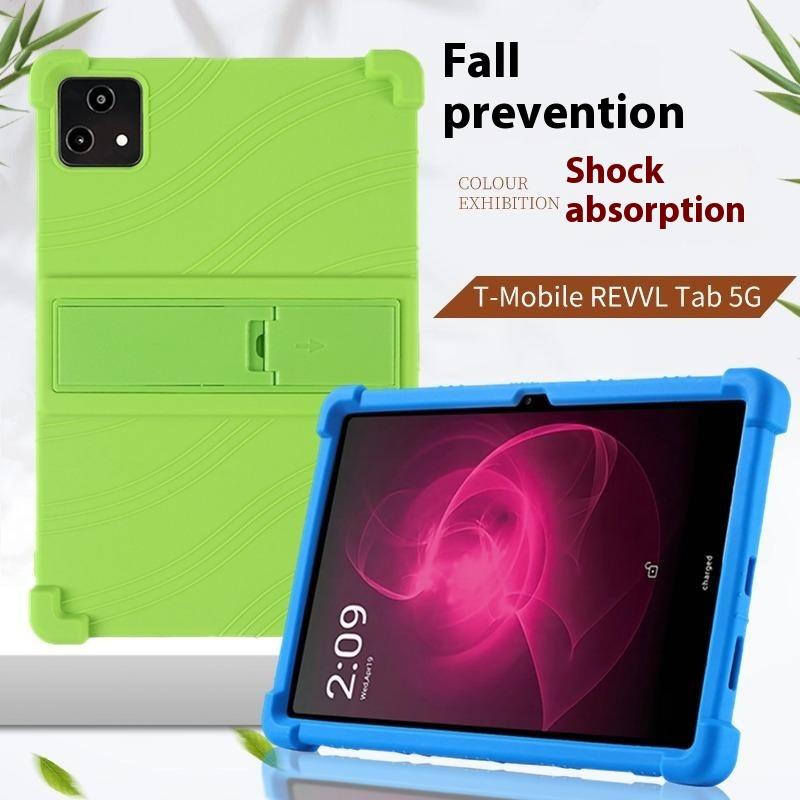 Για T-Mobile REVVL Tab Θήκη Σιλικόνης με Σταντ Ανθεκτική Προστατευτική Κάλυψη