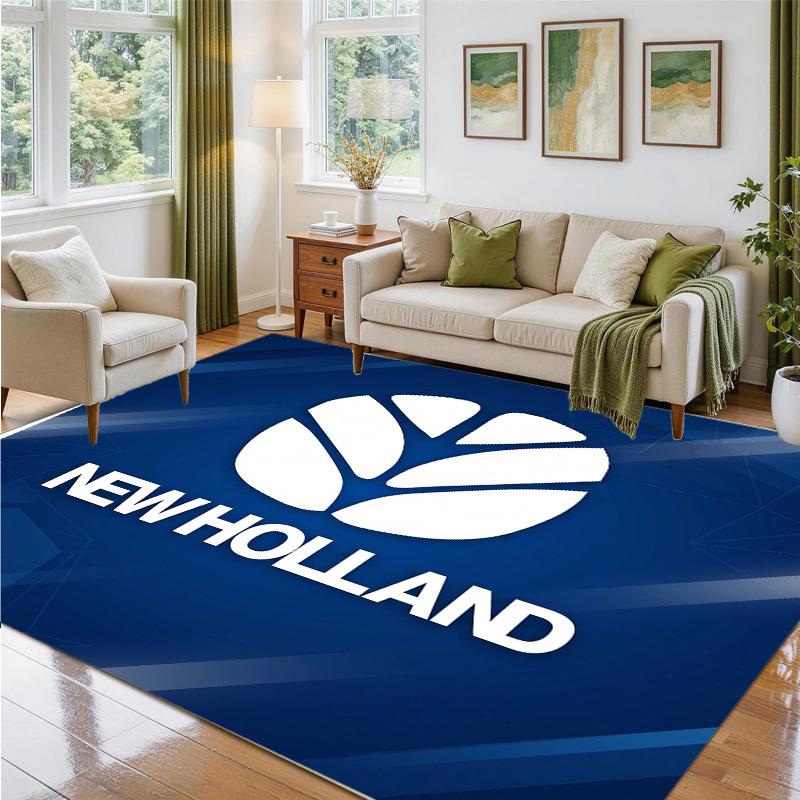 New Holland Design Crystal Velvet Rug Soft Decorative Mat for Bedroom Entrance