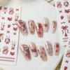 1 Sheet Nail Art Sticker Decals 5D Embossed Nail Art Sticker Nail Art Supplies Nail Art Decorations Nail Manicure Decals
