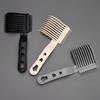 2Pcs Barber Fade Comb Professional Positioning Blending Curved Hair Clipper Comb Home Salon Hairdresser Men Hair Cutting Comb Barber