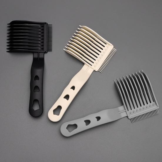 2ks Barber Fade Comb Profesionální polohovací Mixing Zakřivený zastřihovač vlasů Hřeben Domácí Salon Kadeřnictví Muži Hřeben pro stříhání vlasů Barber