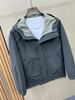 Versatile Men's Hooded Windbreaker Jacket - Trendy Casual Workwear for 2024