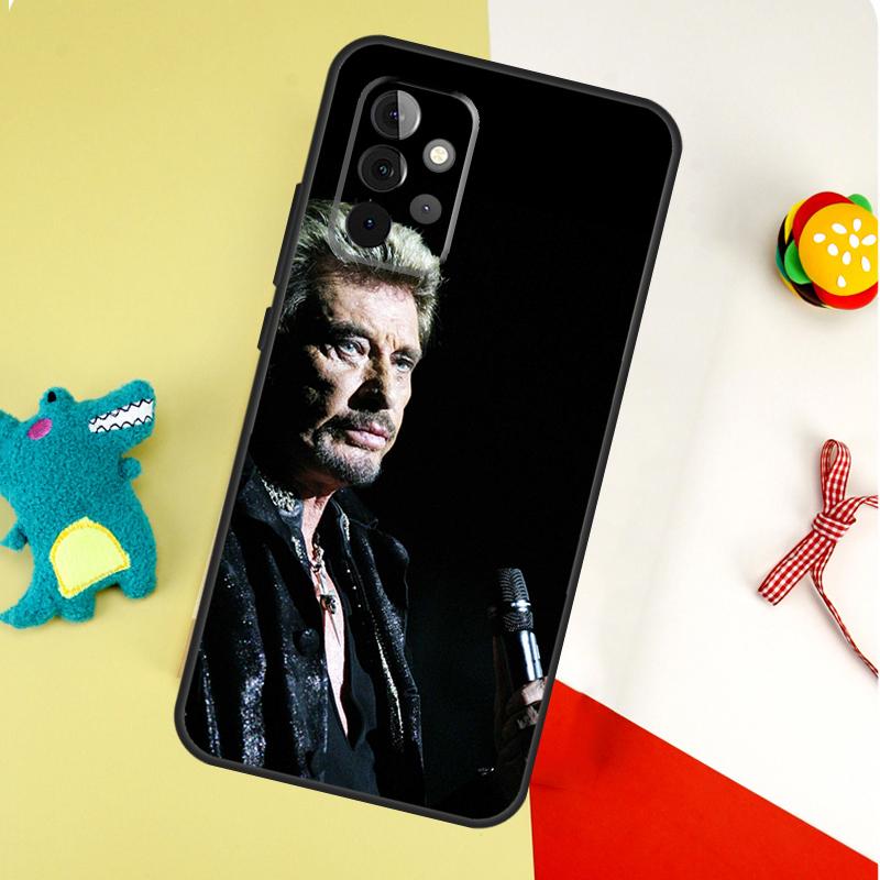Johnny Hallyday Case For Samsung Galaxy A54 A34 A24 A14 A12 A22 A32 A42 A52 A72 A52S A51 A71 A13 A53 Cover