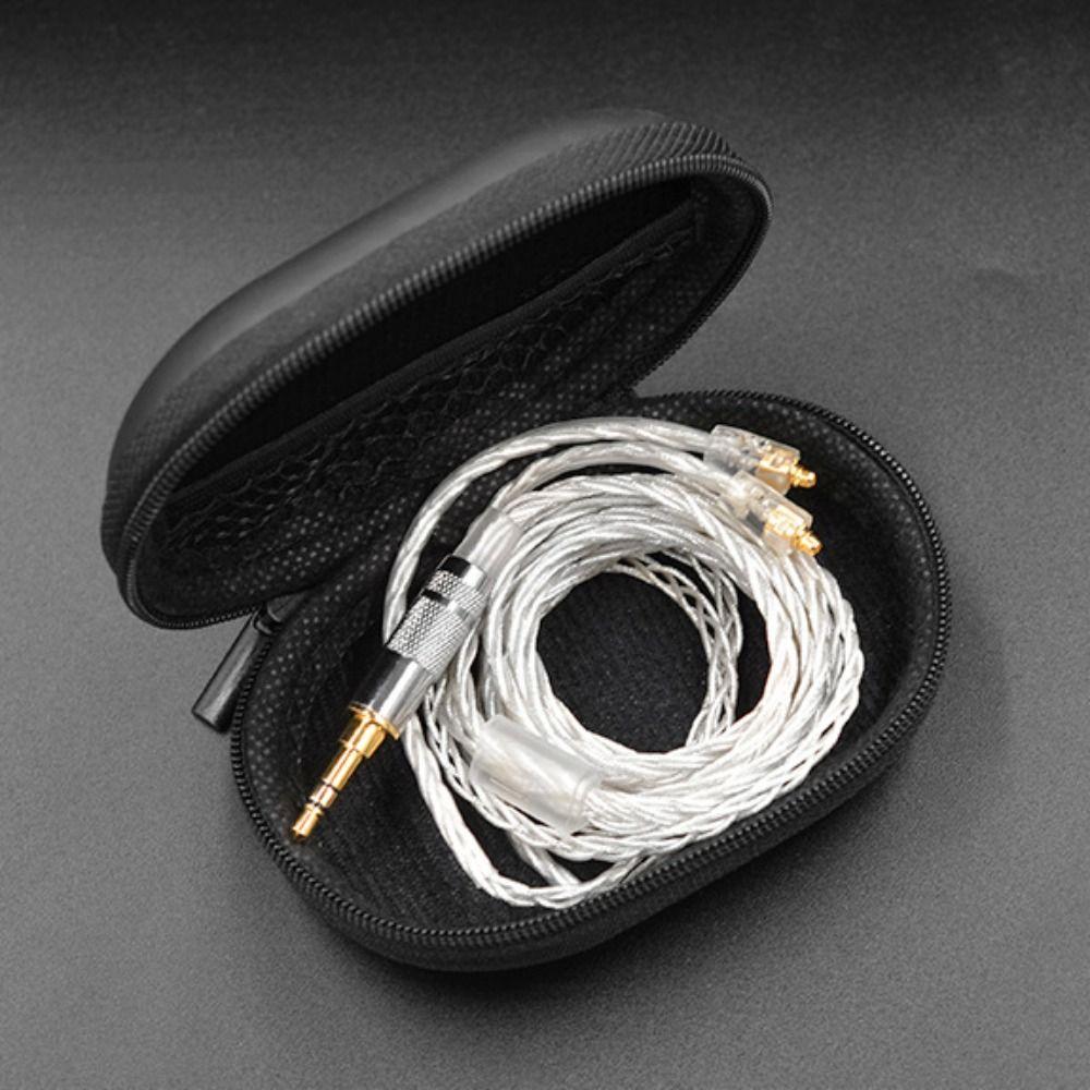 Oval Oval Cortical Earbuds Case PU Oval Cortical Headphone Box Oval Cortical Wired Bag Gift