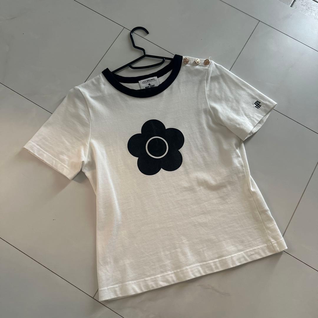 LILY BROWN MARY QUANT buttoned T-shirt one size