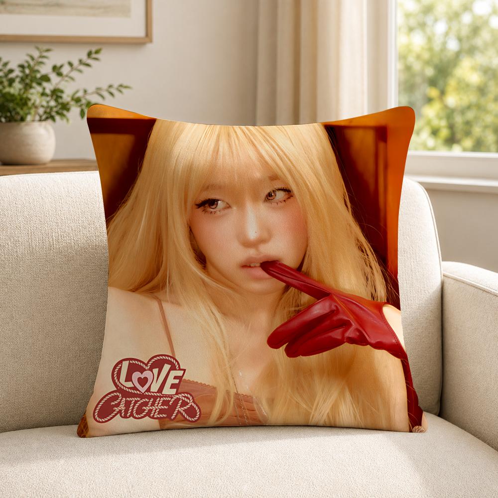 Kpop YYENA Cushion Cover Soft Short Plush SkinFriendly Cushion Case for MultiScene Use