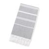 Customized 100% Cotton Turkish Beach Towel Soft Yarn-Dyed Jacquard Fringed Striped Pattern All-Season Ventilated for Bath Use