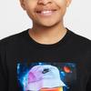 Nike Sportswear T-Shirt Soft Skin-Friendly Simple Versatile Short Sleeve Kids tops Black HQ3228-010