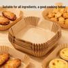 Household Air Fryer Disposable Aluminum Foil Bowl & Oil-Absorbing Mat for Baking