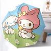 1pc My Melody & Cinnamoroll Outdoor Umbrella - Automatic Opening/Closing, Foldable Design, 8-Rib Iron Frame, Festival Gift for Fans, Travelers, Daily