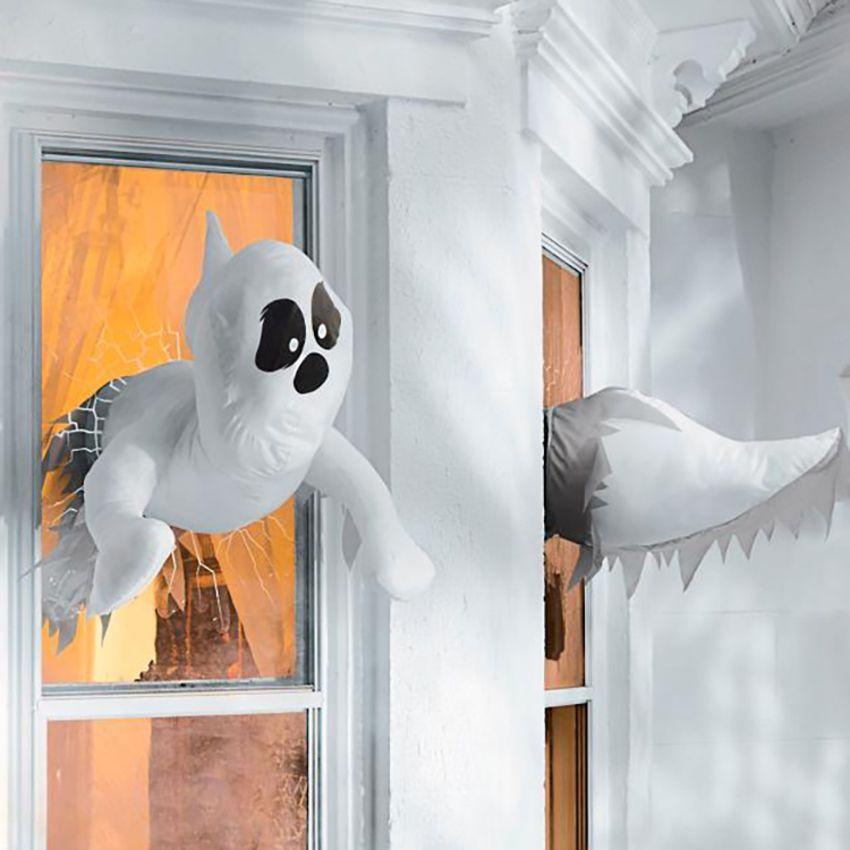 Expressive Window Collision Ghosts Perfect For Halloween Decorations