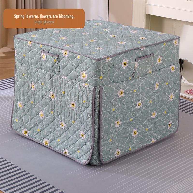 Plush Quilted Heated Fire Pit Table Cover: Winter-Ready Warm Blanket for Square Tables