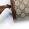 [Pre-Owned] Horsebit 1955 Logo Canvas And Leather Saddle Bag - Very Good #1JTWP5D