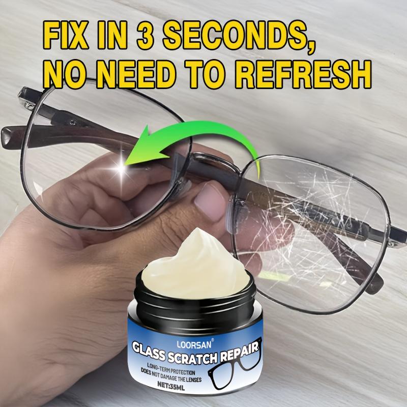 Multifunctional Glass Lens Repair Kit,restoring Clarity and Smooth Surface,suitable for Car Windows,rearview Mirrors,and Glasses