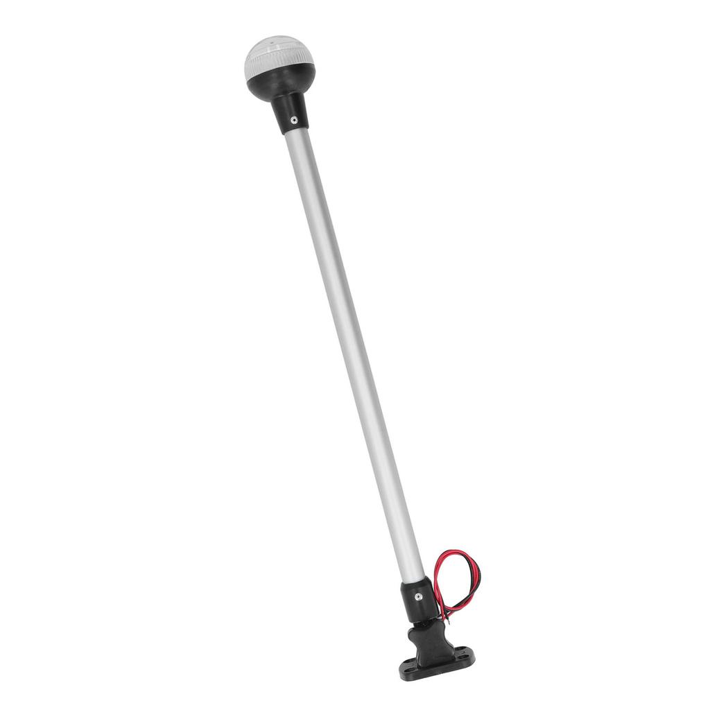 Marine Navigation Anchor Light All Round Boat IP65 Waterproof White LED 21.5in Fold Down USCG 2NM DC