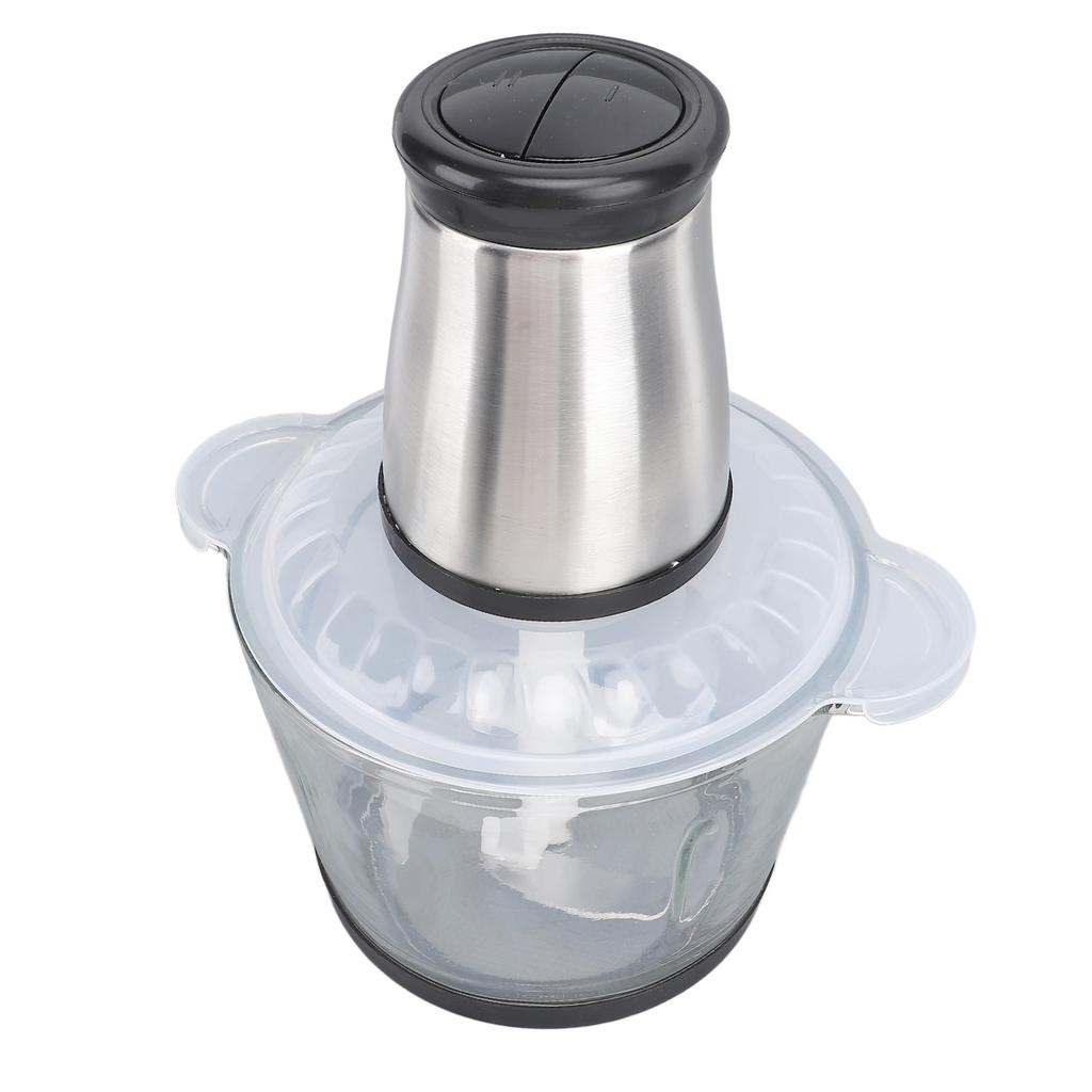 Elektrisk foodprosessor med 300W motor 3L SUS Elektrisk mathakker for kjøtt grønnsaksfruktnøtt