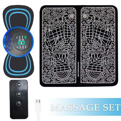 Foot Massage, Cervical Spine Massage Tape with Remote Control, Rechargeable Device Full Body Arms Abdomen Relaxation Tool