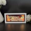 Naruto Anime Paper Carving Lamp: Desktop Ornament & Photo Frame Figurine