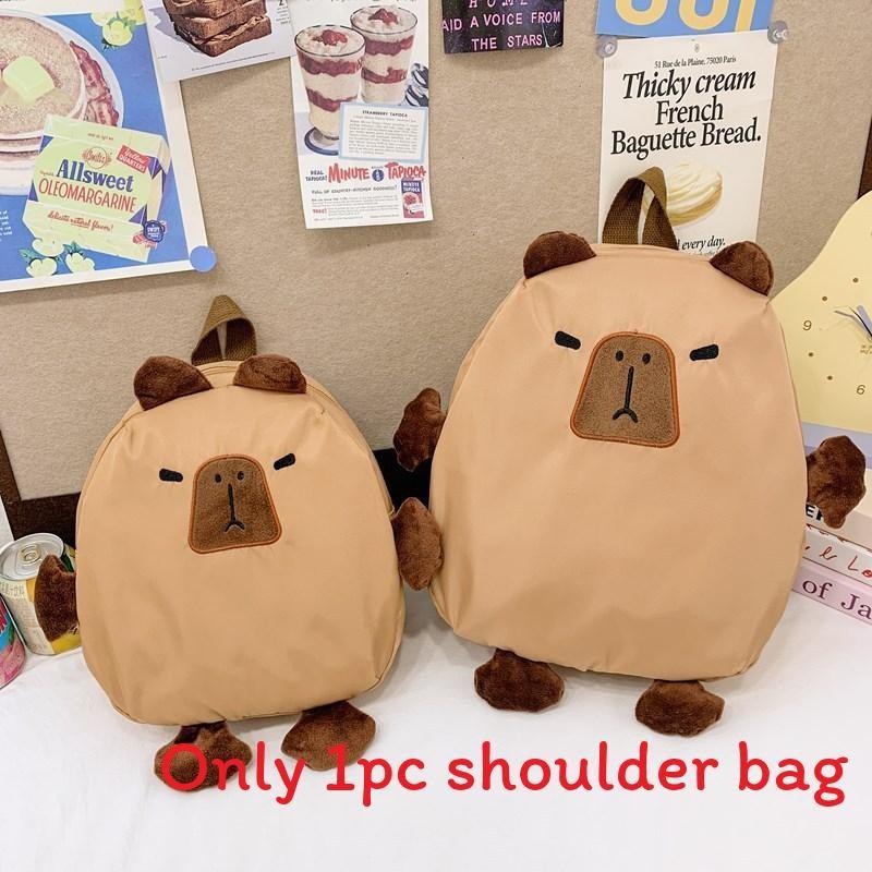 Child Backpack Capybara With Cute Animal Design For School And Outings
