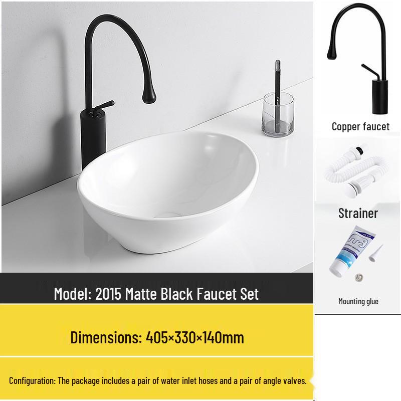Tengxiang Ceramic Sink: White Floor-Standing Luxury Basin with Cabinet for Bathroom or Balcony