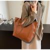 2026 Herbst und Winter Leder Tragetasche Große Kapazität Schultertasche Damen Modische Handtasche