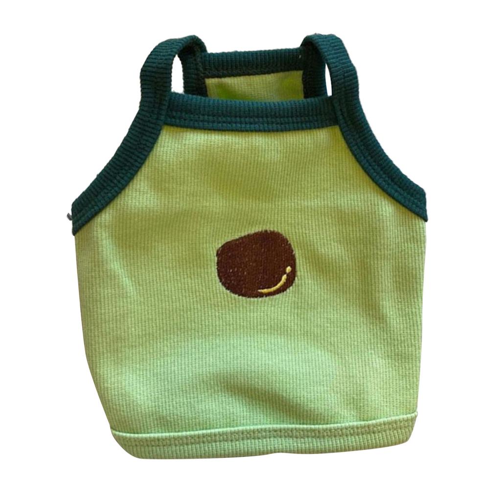 Dog Pet Clothes Cute Pattern Warm Comfortable Fashionable Cat Apparel for Autumn Winter Green S