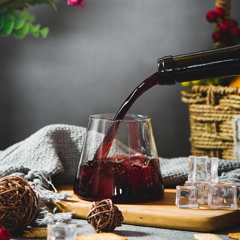 Mountain Design Heat Resistant Wine Glass Breakfast Water Cup Tea Juice Milk Mug Drinkware 300ML