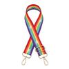 Nuova Tracolla Sostitutiva Donna Ragazza Strisce Arcobaleno Lunghezza Tracolla Regolabile Staccabile Borsa a Tracolla Accessori