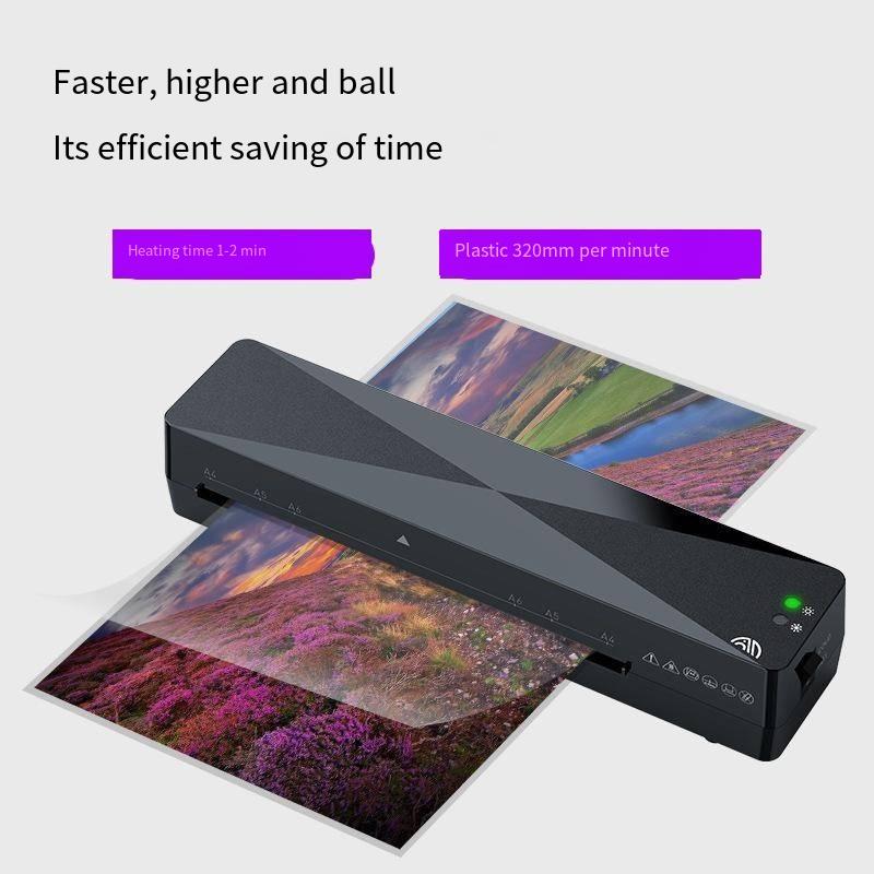 Automatic Mini Photo Plastic-Envelop Machine Laminator Photo LaminatorA4