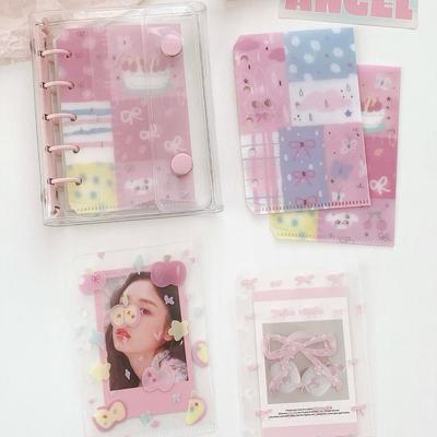 M5 Shell Mädchen Candy Thoughts Journal & Memo Aufbewahrungstasche mit tragbarem Kartenhalter