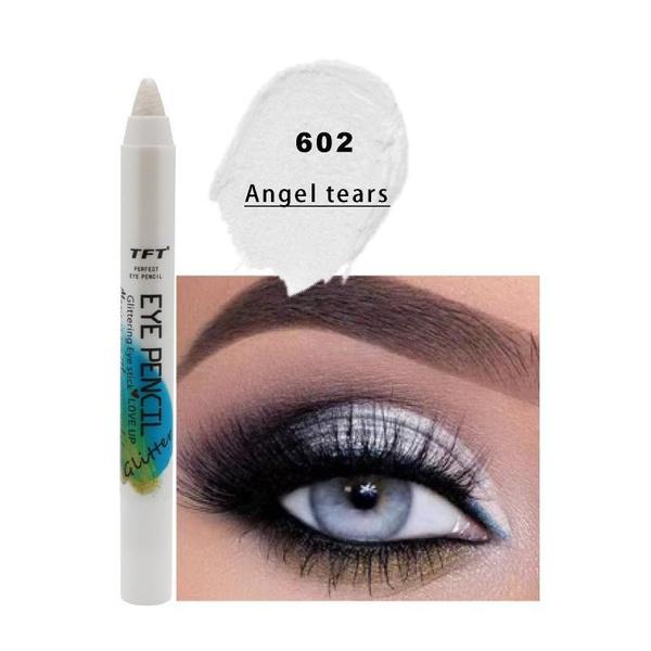 24-color Eyeshadow Pen with Shimmery Fine Pearlescent Pigments, Smudge-proof and Easy To Apply