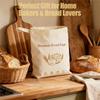 ABBP-Beeswax Lined Reusable Bread Storage Bag, Large Zip-Seal Bread Bag For Homemade & Sourdough Bread, For Bread Freshness