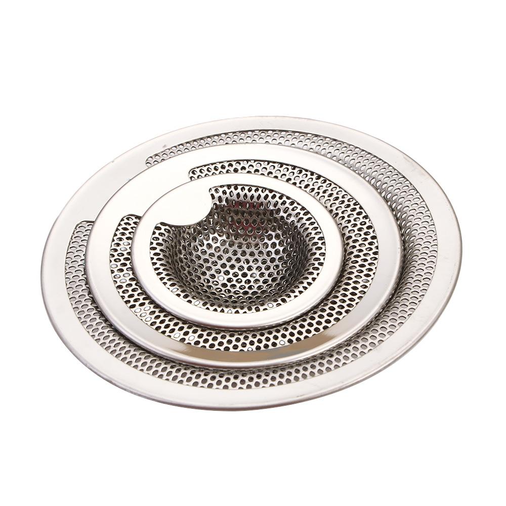 1Pcs 3 Size Stainless Steel Sink Strainer Drain Hole Filter Mesh Trap Bathtub Shower Waste Stopper Drainage For Kitchen