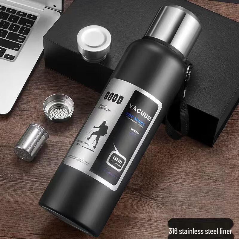 OLOEY Men s Insulated Water Bottle with Tea Infuser