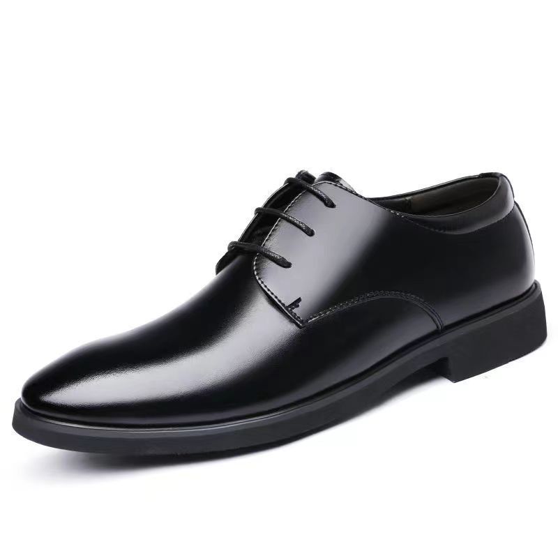 Dragonfly Leather Shoes Soft Surface Men's Shoes Business Dress Shoes Men's British Soft Sole Casual Leather Shoes Men