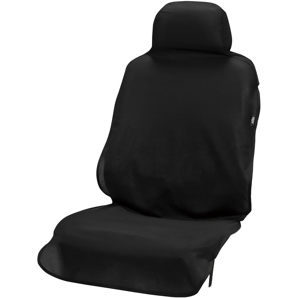 Bonform Febreze Antibacterial Seat Cover Black Front Seat Universal Fit Easy Installation Odor Resistant Waterproof