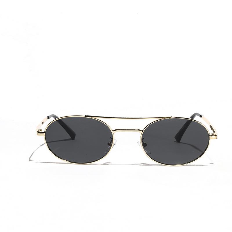 Brillen Farbwechsel Sonnenbrillen Damen Street Style Metall Doppelsteg Sonnenbrillen Herren
