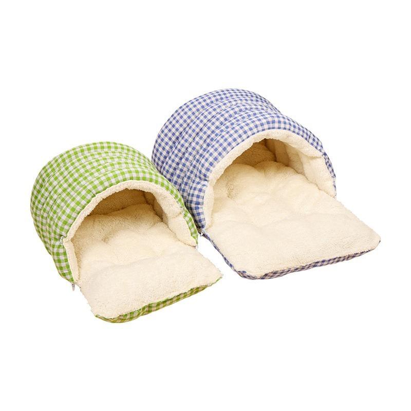 Warm Thick Plush Enclosed Cat Cave Bed Sleeping Nest For Cats And Small Dogs